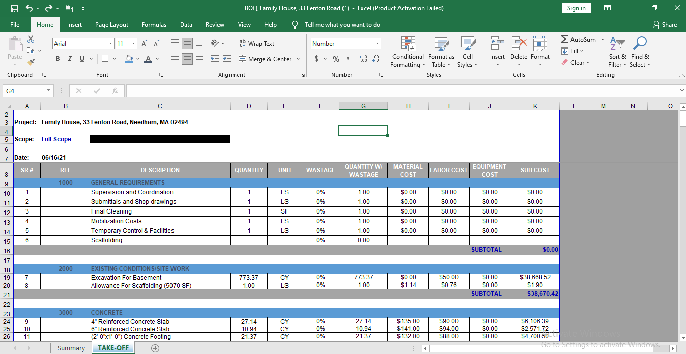 Quantity Takeoff And Cost Estimation Services - Real Estimate Services