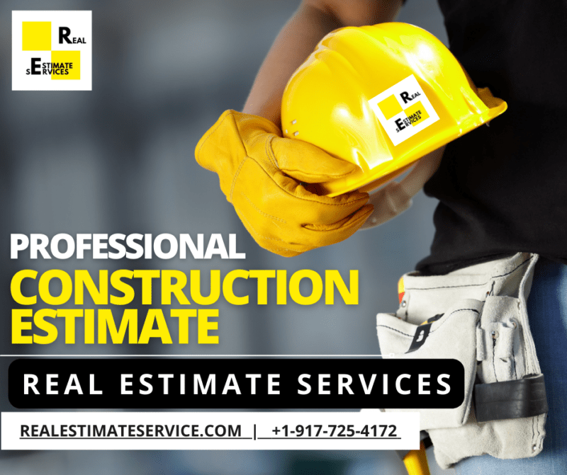 Construction Cost Estimation - Real Estimate Services