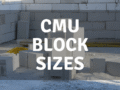 CMU Block Sizes